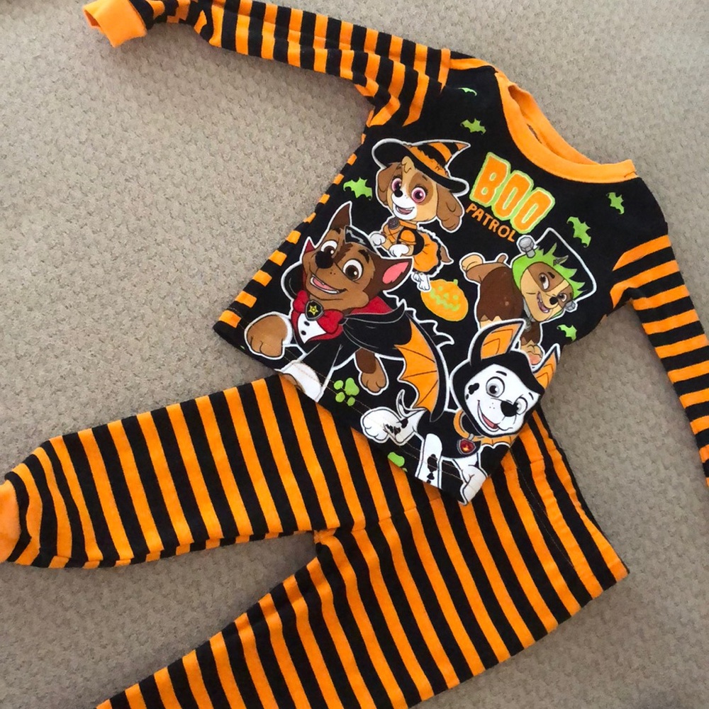Halloween paw patrol pajama set